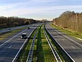 De rijksweg 1 ter hoogte van afslag Borne-West