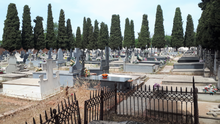 Vista panorámica de un cuartel del Cementerio.