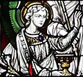 大天使夏彌爾，彩繪玻璃窗，位於英格蘭伯明罕的牛環聖馬丁教堂。