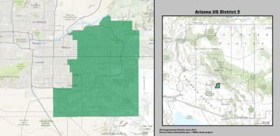 Аризона, округ Конгресса США 5 (с 2013 г.) .tif