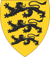 Arms of Swabia (lions passant regardant).svg