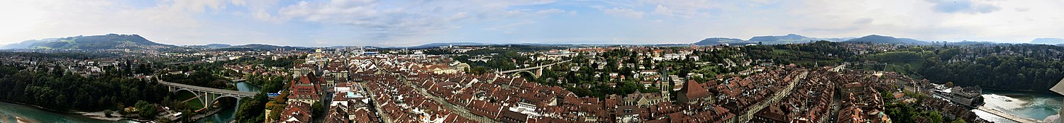 360° Panorama vom Berner Münster