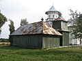 Biserica de lemn privită dinspre nord