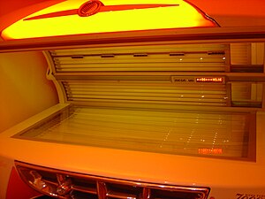 Tanning bed - an indoor Cadillac-stylized tann...