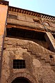 Un raro esempio di casa a graticcio nell'Italia centrale, a Spoleto, Umbria