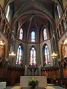 Chœur de l'église Saint-Jacques de Pau.