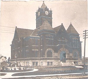 Ehemaliges Cheboygan County Courthouse, gelistet im NRHP mit der Nr. 86001010[1]