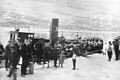 Et sangkor ombord i D/S «Sulitjelma I» ved kaien i Furulind i 1902. Foto: Nicolai Marselius Helgesen/Nordlandsmuseet