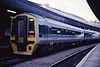 Class 158 DMU 158819 to Portsmouth, Bristol Temple Meads 27.2.1993. (9922352786).jpg