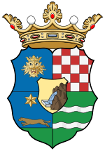 Wappen des Komitats Agram (Zagreb/Zágráb)