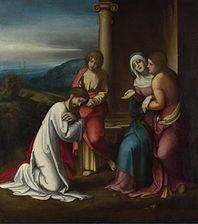 Correggio, Commiato di Cristo dalla madre, 1513 ca., Londra, National Gallery