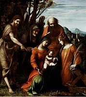 コレッジョ『聖カタリナの神秘の結婚』1512年頃