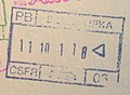 Czechoslovakia: 1991 entry stamp