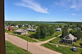 Village de Nyonoksa situé à 2 km du lieu de l’accident.