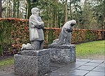 Sörjande föräldrar (1932). Tyska krigskyrkogården i Vladslo i Flandern.
