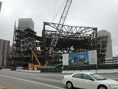 During construction in May 2001