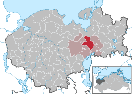 Kaart van Dorf Mecklenburg