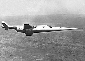 X-3 в полёте