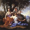 Muzele: Clio, Euterpe și Thalia (între 1652 și 1655), Luvru
