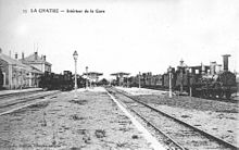 La gare vers 1900.