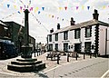 The Royal Oak Hotel in Garstang with its brewery branding