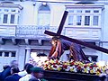 Processione con la statua miracolosa di Gesù Redentore