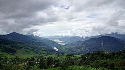 Харпан кхола и озеро Фева в Покхаре, вид из Паудуркота, Kaski.jpg