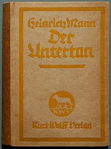 Обложка первого полного издания на немецком языке (1918)