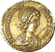 Impero d'occidente, maggioriano, solido in oro (arles), 457-461.png