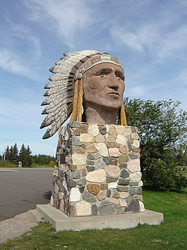 Indian Head Statue