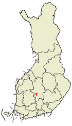 Situo de Jämsänkoski en Finnlando