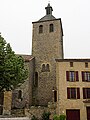 Clocher de l'église (ancienne tour du château).