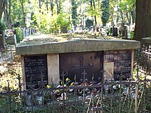 Поховання Юліуша Коссака. Раковицький цвинтар, Краків. Фото 2021 р.