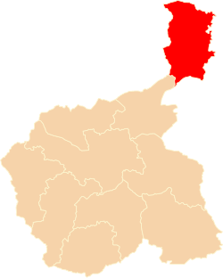 Location of Suwałki