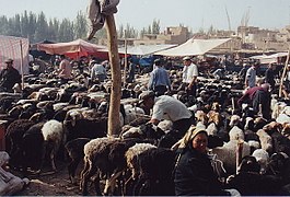 Zondagsmarkt in Kashgar
