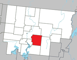 Location within Abitibi RCM.