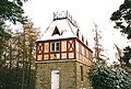 Leighton Hall Summerhouse.Originally the top engine house for the funicular that fed the slurry tank, this was later used as a summerhouse.