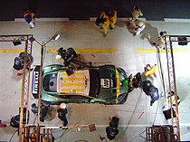 pitstop tijdens de 24 uur van Le Mans in 2007