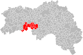 Localisation de Communauté de communes du Pays fertois et du Bocage carrougien