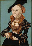 Lucas Cranach d.Ä. - Sybille von Cleve (Veste Coburg).