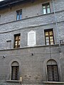 La maison natale d'Anselme d'Aoste (rue Saint-Anselme, à Aoste).