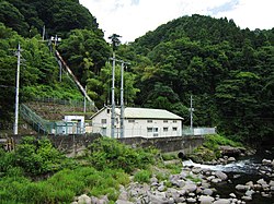 烏川と室田発電所