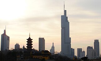 Panorama de Nankín en 2010.