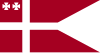 Naval Rank Flag of Denmark - Counter admiral (1880).svg