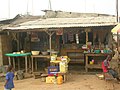 Lebensmittelgeschäft in Nyakrom im Agona District, Januar 2007