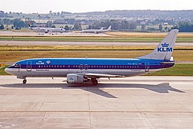 PH-BTC, le Boeing 737-406 impliqué dans l'accident, ici en juin 2003.