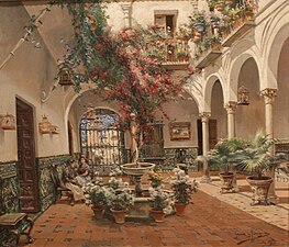 Patio interior, Sevilla (1920)