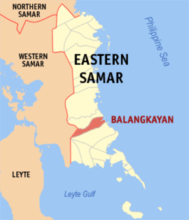 Balangkayan na Samar Oriental Coordenadas : 11°28'22"N, 125°30'39"E