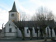 Vue ouest de l'église.