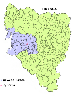 Quicena - Localizazion